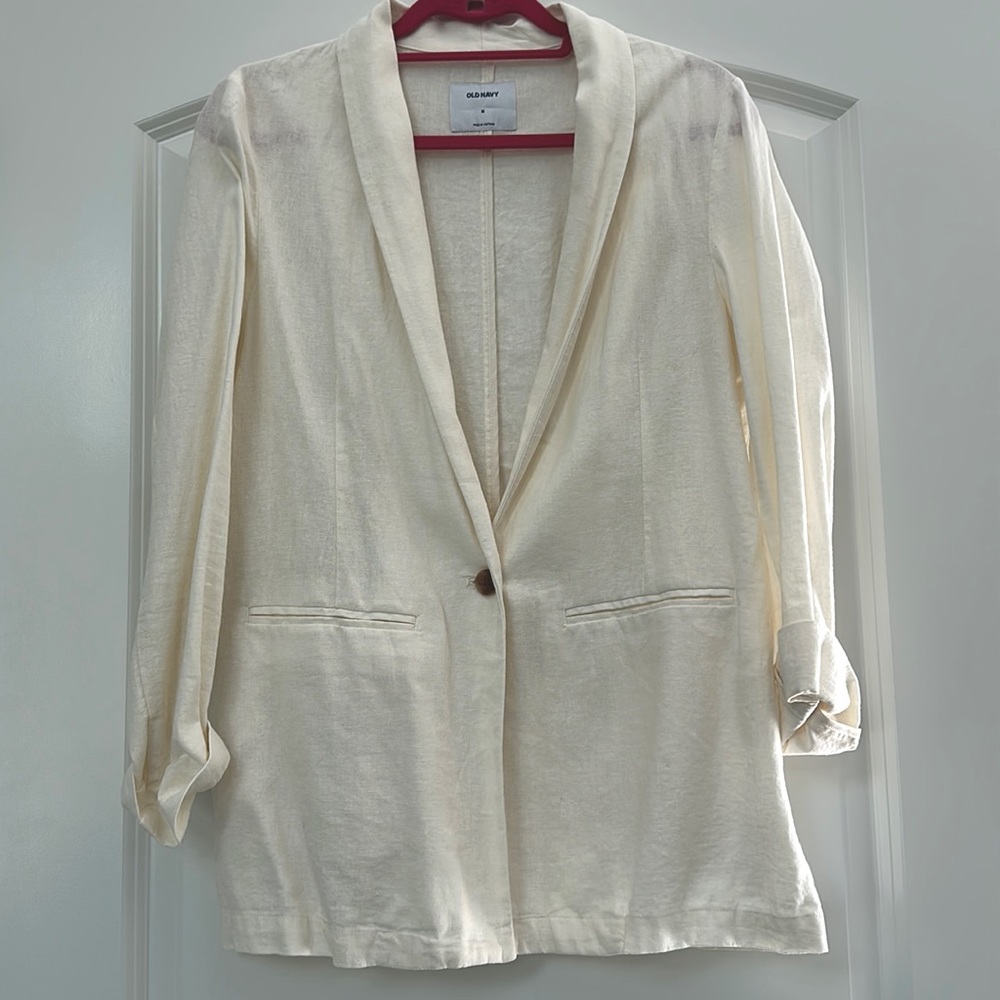 Linen Blend Blazer